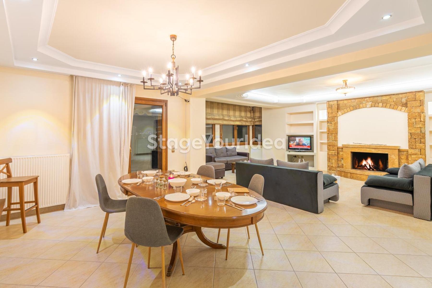 Luxury Appartment, Only 7 Minutes From Thessaloniki Airport And 15 Minutes From Center ,for 8-23 People Also For Gatherings And Parties Appartement
