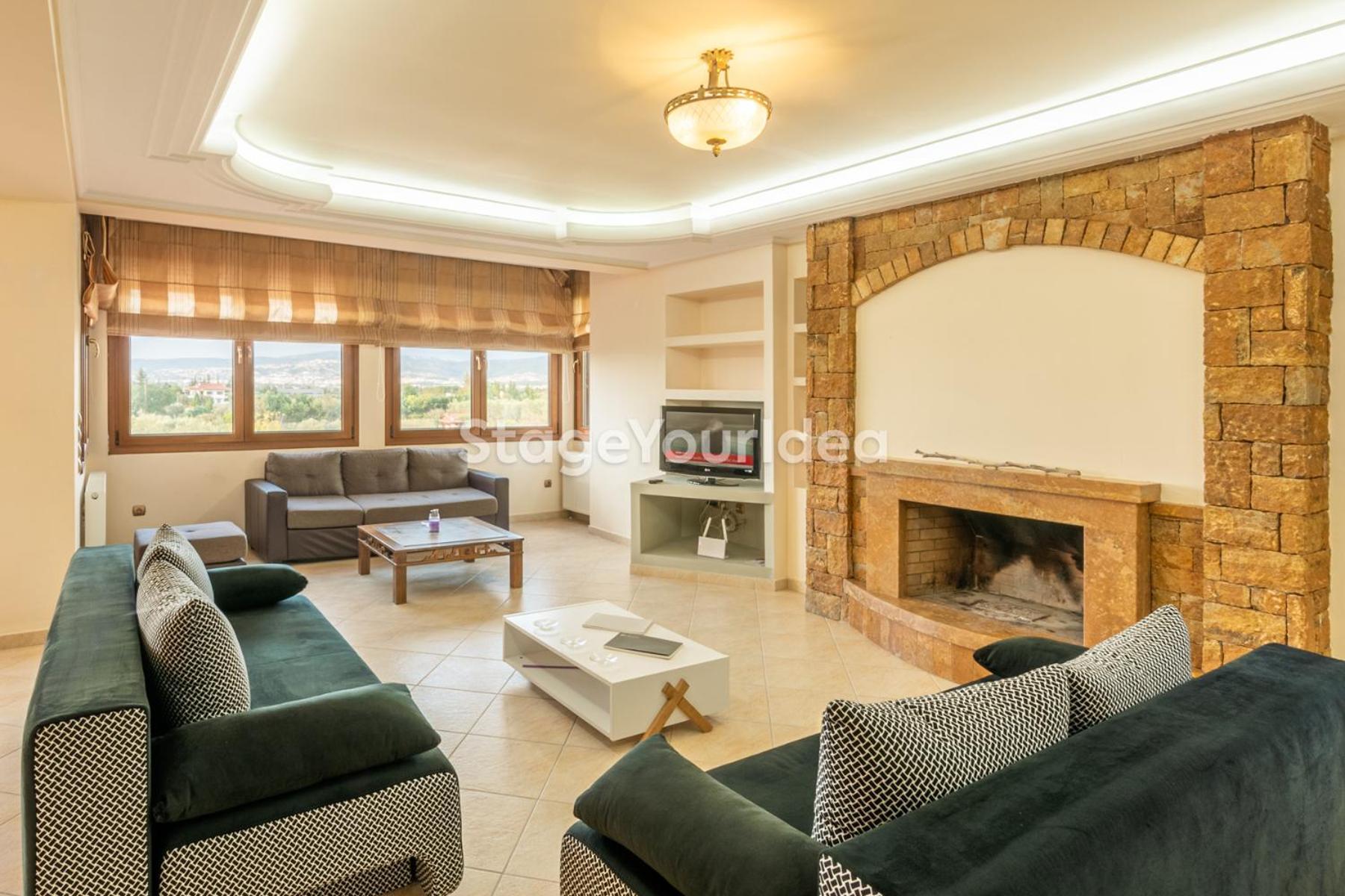 Luxury Appartment, Only 7 Minutes From Thessaloniki Airport And 15 Minutes From Center ,for 8-23 People Also For Gatherings And Parties * Neon Rysion