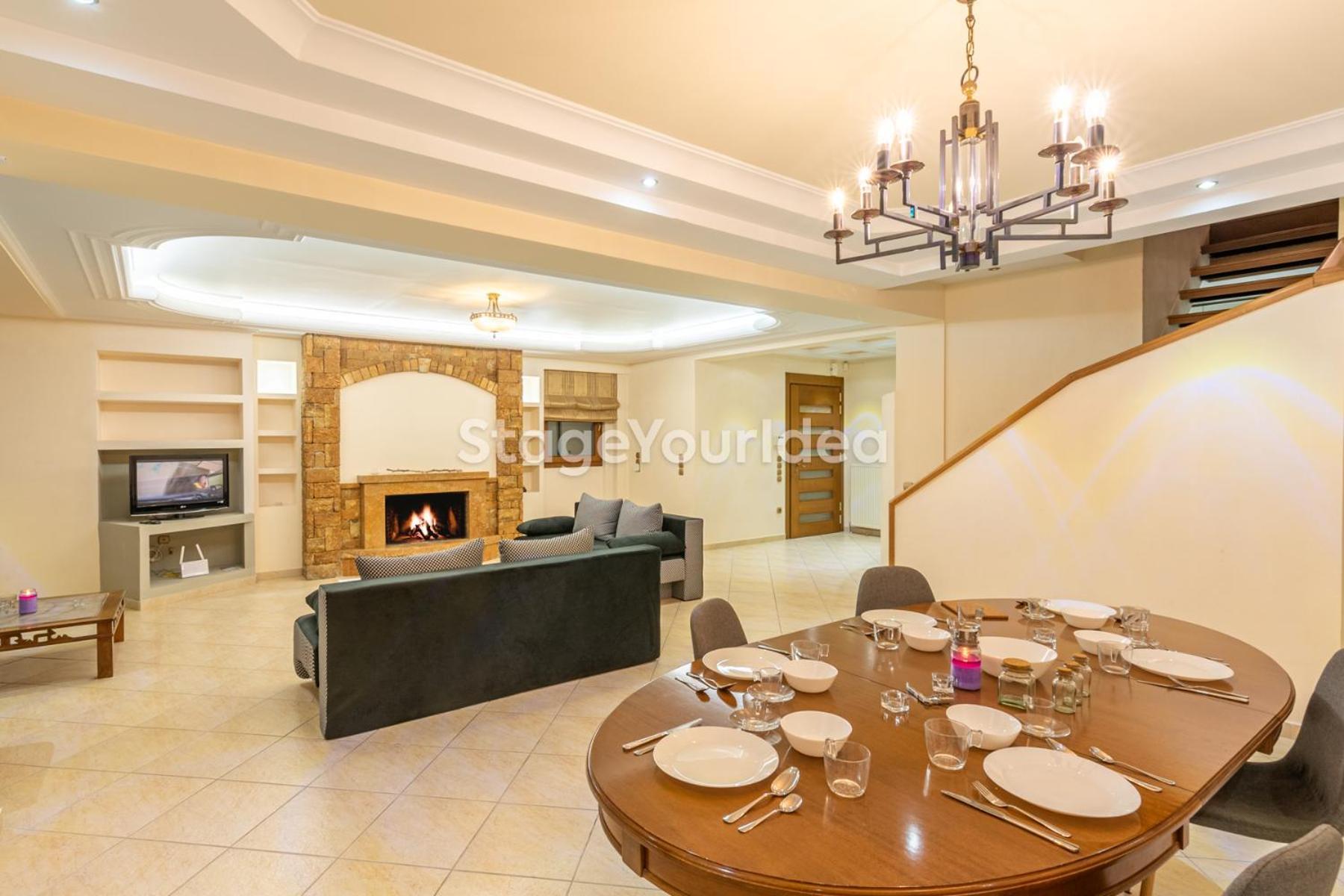 Luxury Appartment, Only 7 Minutes From Thessaloniki Airport And 15 Minutes From Center ,for 8-23 People Also For Gatherings And Parties